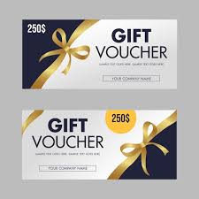 Voucher 16.5 cm x 8 cm