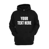 Custom Black Hoodie with Personalized Design - Yalla Printing