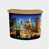 Custom Branded Pop-Up Table – Portable, Full-Color Display Counter for Trade Shows and Events | Yalla Printing