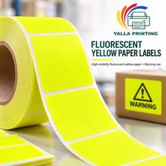 White PP with PET Clear Liner Labels — Yalla Printing product image 7