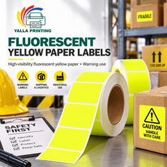Silver Metalized Paper Labels — Yalla Printing product image 5