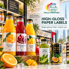 High-Gloss Paper Labels — Yalla Printing product image 2