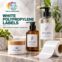 White Polypropylene Labels — Yalla Printing product image 4