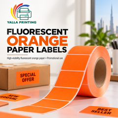 Dull Gold Metalized Paper Labels — Yalla Printing product image 3