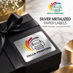 Fluorescent Yellow Paper Labels — Yalla Printing product image 5