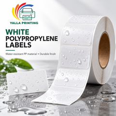 White Polypropylene Labels — Yalla Printing product image 2