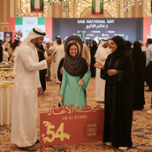 UAE National Day Female Foam Board Cutout – 153 × 100 cm | Custom 54th Eid Al Etihad Selfie Standee | Yalla Printing UAE
