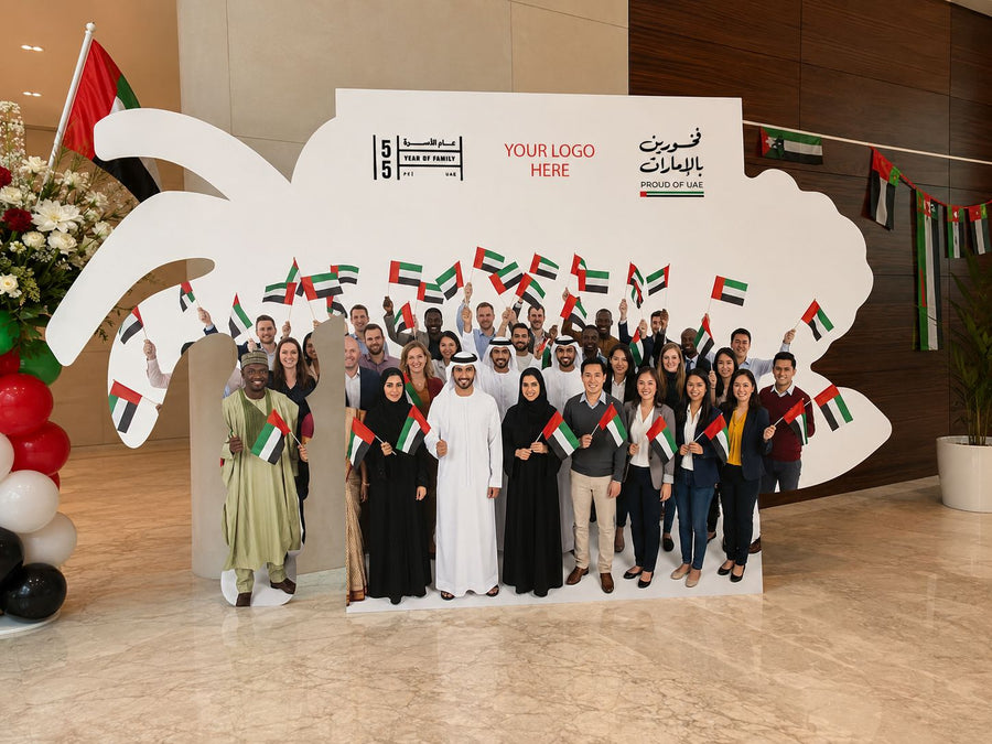 UAE National Day 2026 Heritage Landmark Cutout – Design 1 – Yalla Printing UAE