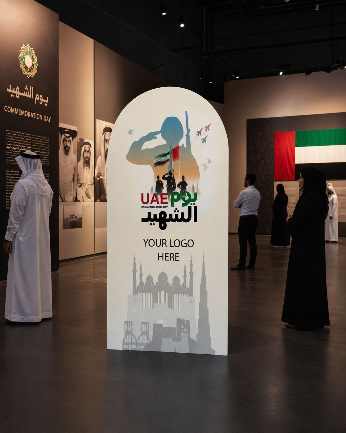 UAE National Day 2026 Backdrop – UAE Together Design – Yalla Printing UAE