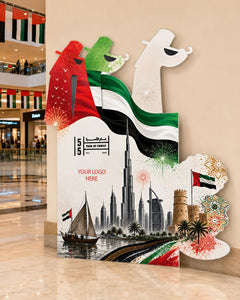UAE National Day 2026 Heritage Landmark Cutout – Design 8 – Yalla Printing UAE