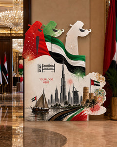 UAE National Day 2026 Heritage Landmark Cutout – Design 8 – Yalla Printing UAE