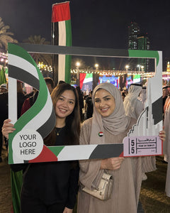 UAE National Day 2026 Union Jubilee Selfie Frame – Yalla Printing UAE
