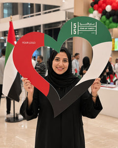 UAE National Day 2026 Falcon Wing Selfie Frame – Yalla Printing UAE