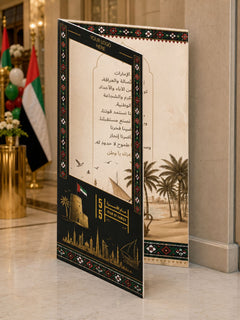 UAE National Day 2026 Story of Union Book Selfie Stand – Yalla Printing UAE