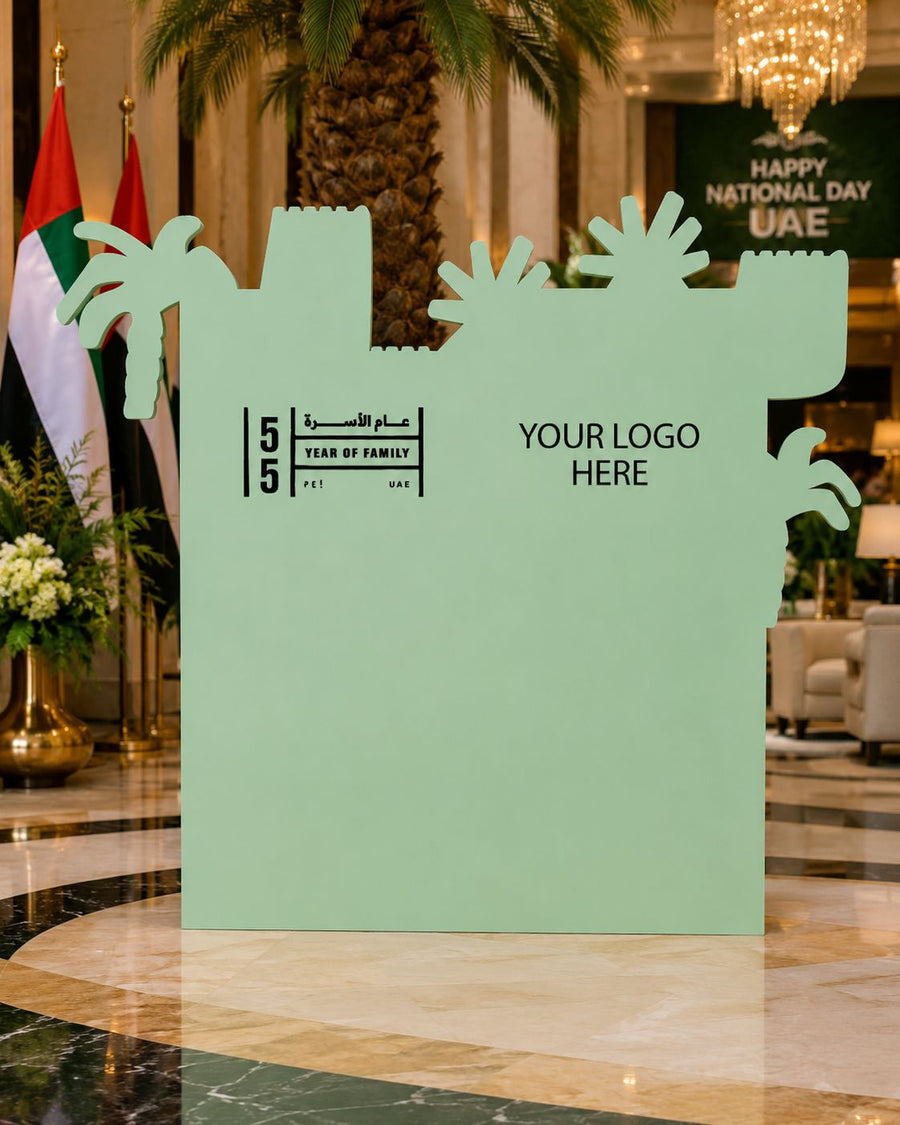 UAE National Day 2026 Heritage Landmark Cutout – Design 3 – Yalla Printing UAE