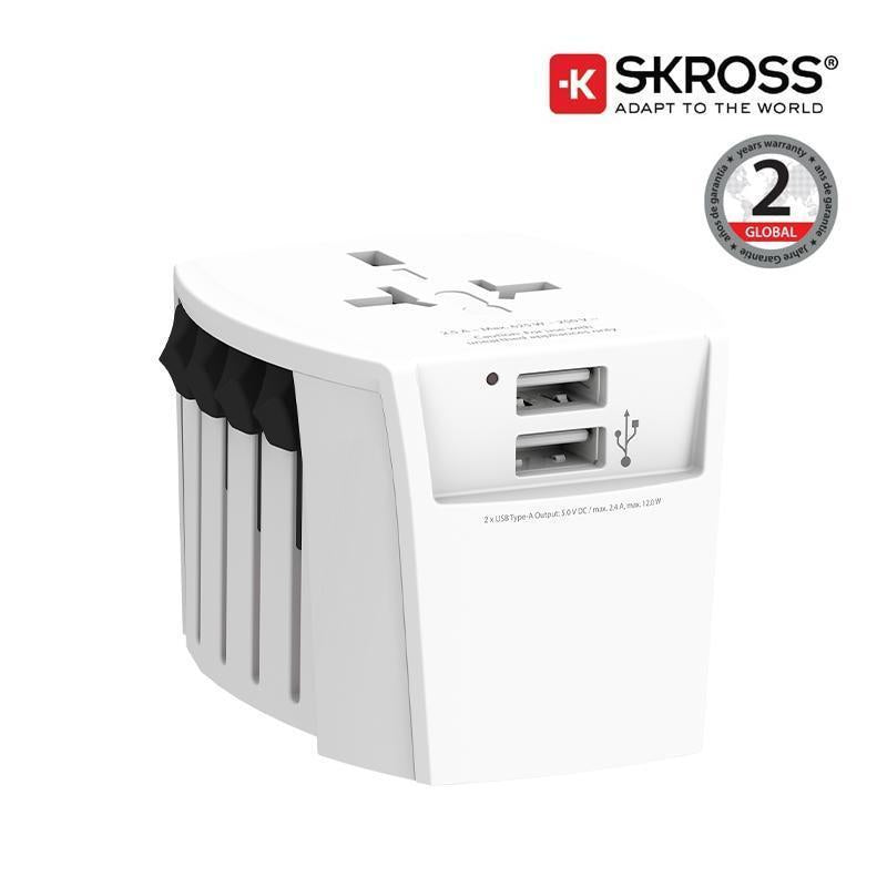 Custom Printed SKROSS World Travel Adapter MUV USB 2A – Personalized SKROSS World Travel Adapter MUV USB 2A | Yalla Printing, Dubai UAE