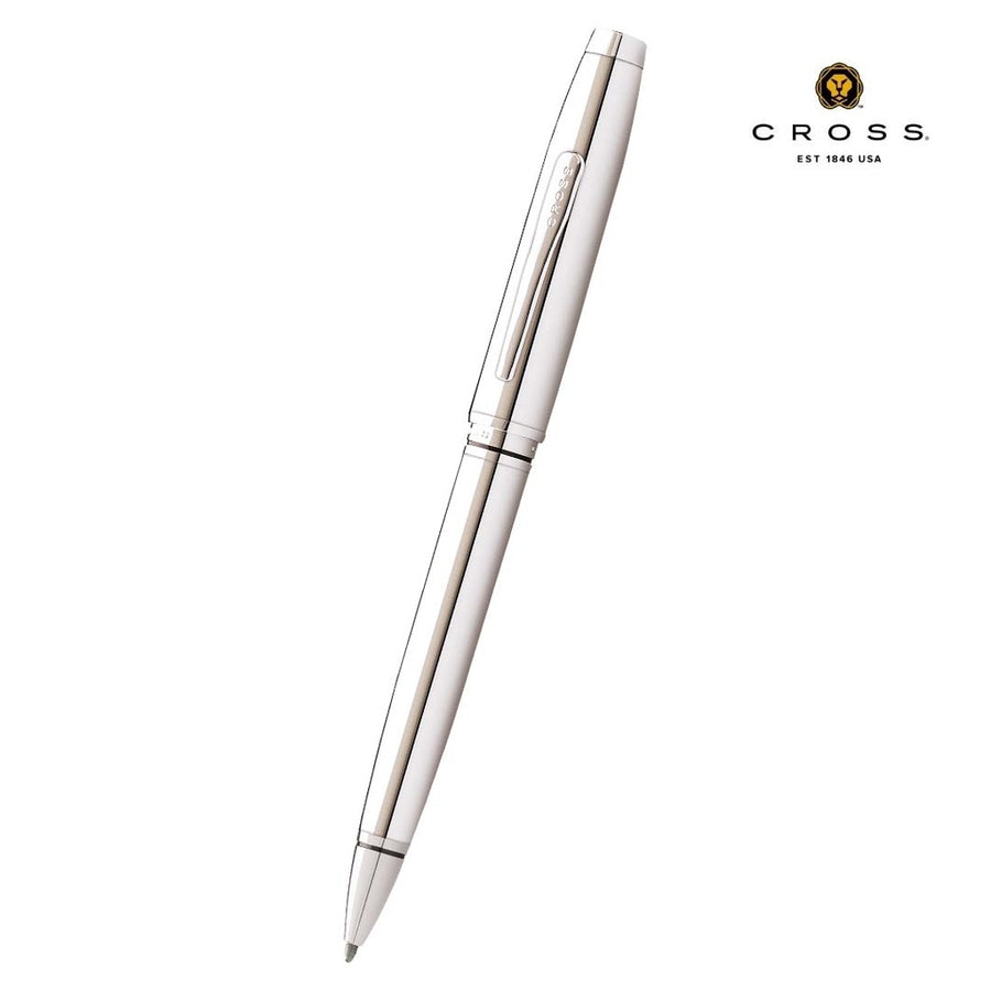 Custom Printed Cross Coventry Polished Chrome Ballpoint Pen