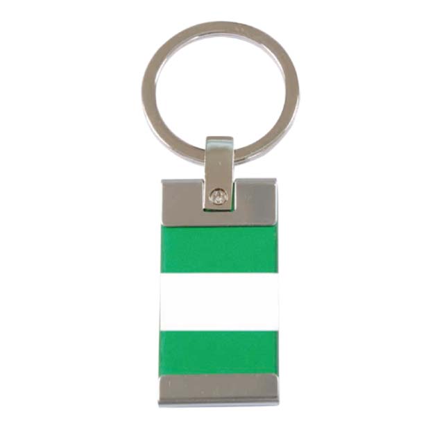 Custom Printed Flagus Keyrings Nigeria Flag | Exhibitions, Conferences, Corporate Events | Yalla Printing UAE