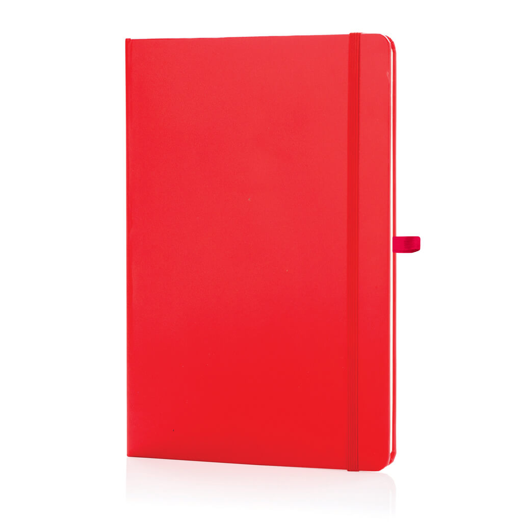 Custom Printed Bukh - Santhome A5 Hardcover Ruled Notebook With Black Spots | Exhibitions, Conferences, Corporate Events | Yalla Printing UAE