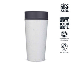 Mugs – Circular Cup 12oz Chalk & Storm Grey | Custom Packaging Printing | Free Design Support | Yalla Printing UAE