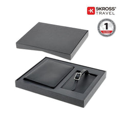 Custom Printed Skross® Diplomat Travel Gift Set with Passport Holder and Luggage Tag – Personalized Skross® Diplomat Travel Gift Set with Passport Holder and Luggage Tag | Yalla Printing, Dubai UAE