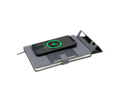 Wireless Chargers – KAMEZ – Santhome 15W Wireless Deluxe Notebook with Phone Stand | Premium Business Card Printing | Free Design Support | Yalla Printing UAE