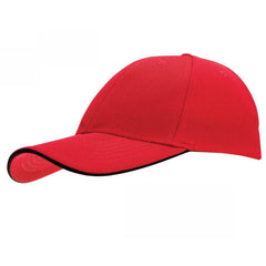 Custom Printed Santhome Nu-Fit® Performance Stretch-Fitted Cap - Red / Black – Personalized Santhome Nu-Fit® Performance Stretch-Fitted Cap - Red / Black | Yalla Printing, Dubai UAE