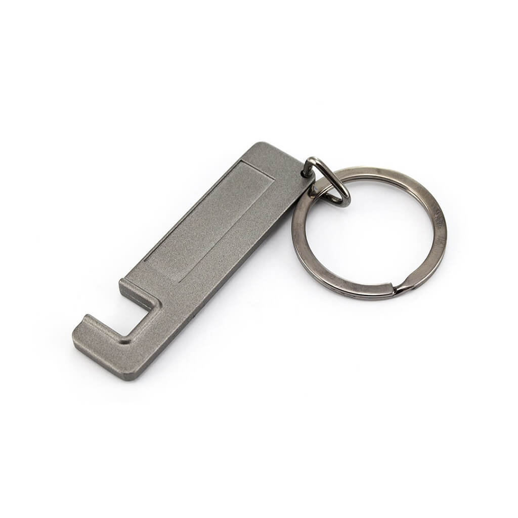 Custom Printed Devin - Aluminium/Stainless Steel Floating Keychain - Stainless Steel | Exhibitions, Conferences, Corporate Events | Yalla Printing UAE