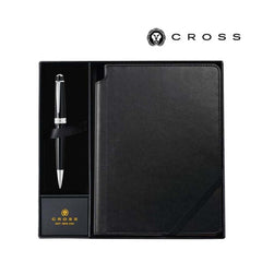 Custom Printed Cross Bailey Light™ Resin Ballpoint Pen with Classic Black Journal Gift Set | Exhibitions, Conferences, Corporate Events | Yalla Printing UAE