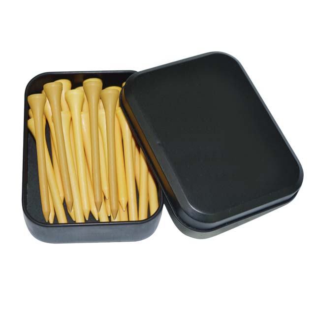 Kranji - Set Of 30 Golf Tees In A Tin Box