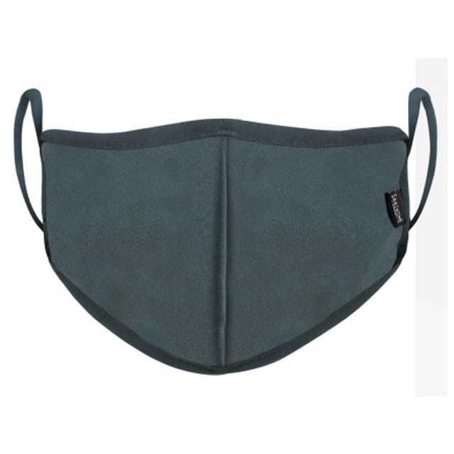 Custom Printed Maroni - Santhome 6 Layers Face Mask W/ Metal Nose Clip M Grey - Stainless Steel | Exhibitions, Conferences, Corporate Events | Yalla Printing UAE