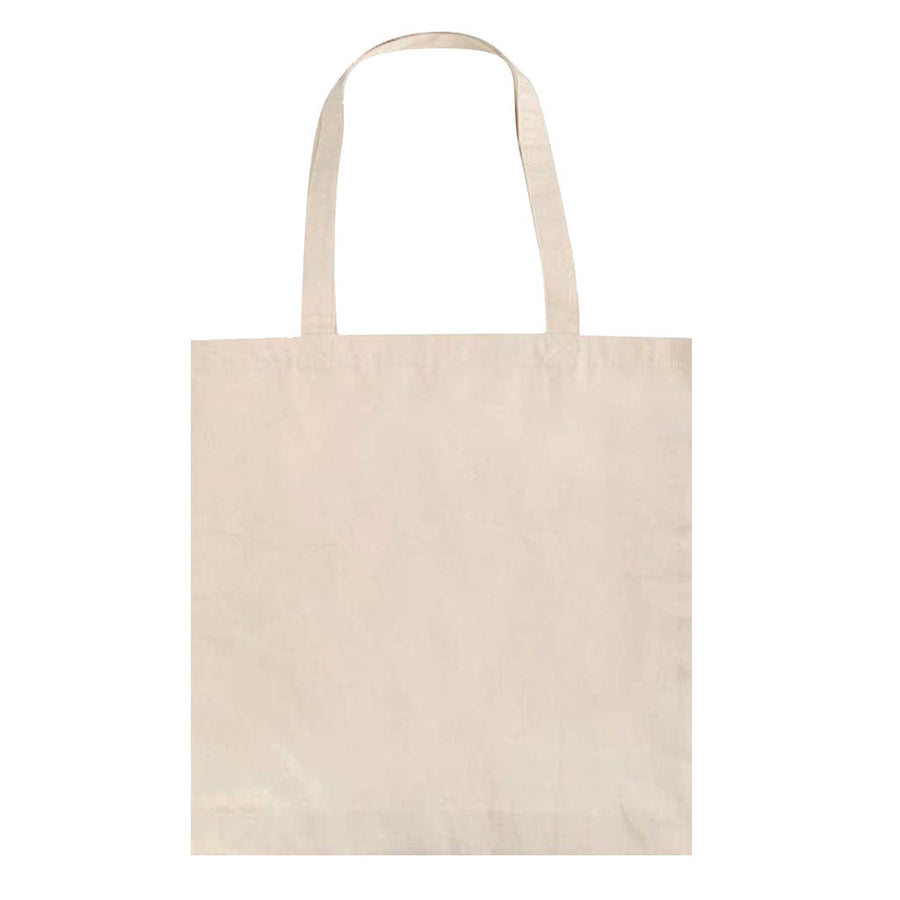 Custom Printed Eco Friendly Cotton Shopping Bags - Natural