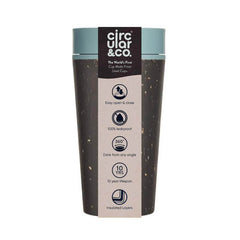 Mugs – Circular Cup 12oz Black & Faraway Blue | Custom Packaging Printing | Free Design Support | Yalla Printing UAE
