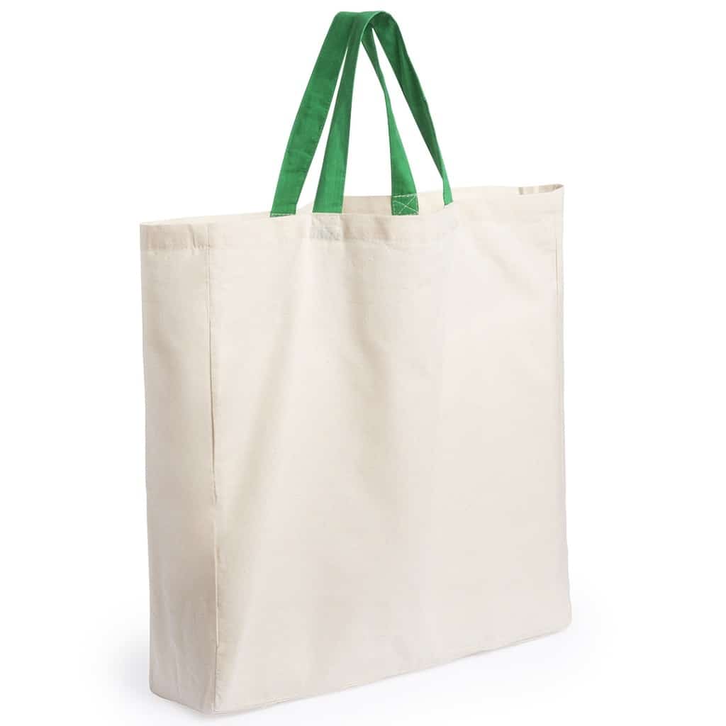 Custom Printed Eco-friendly Organic Cotton Shopping Bag