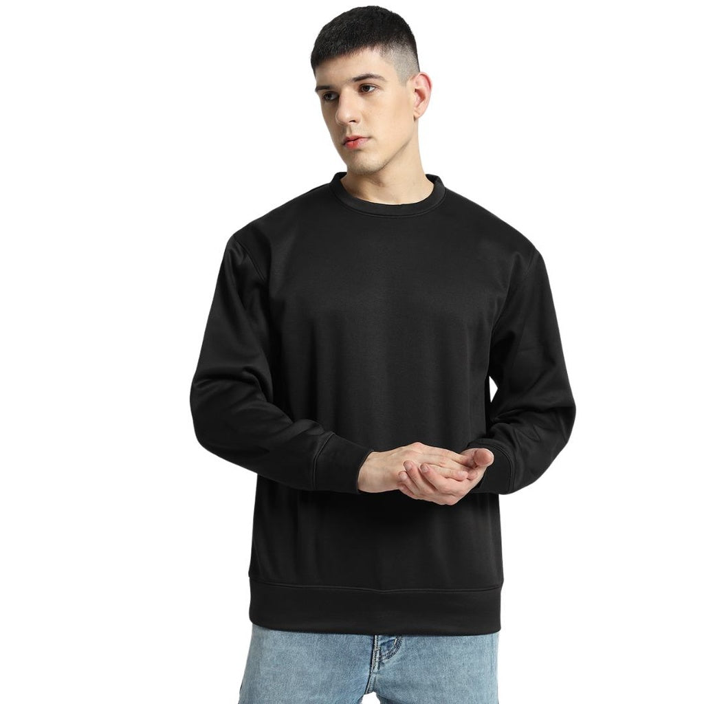 Custom Printed CREW - Santhome Unisex Crewneck Fleece Sweatshirt | Custom Apparel Branding | UAE Delivery | Yalla Printing UAE