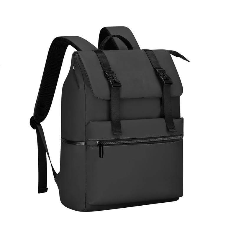 Custom Printed LEON - Giftology 17" Rolltop Backpack - Black