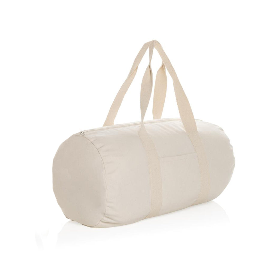 Custom Printed Maribo - Recycled Cotton Duffle Bag - Natural - Cotton Fabric | Exhibitions, Conferences, Corporate Events | Yalla Printing UAE