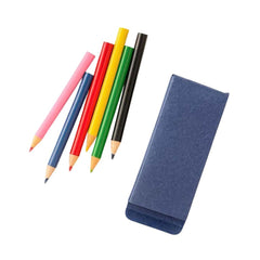 Custom Printed ORBE - Giftology Set of 6pcs Color Pencils in Denim Paper Box