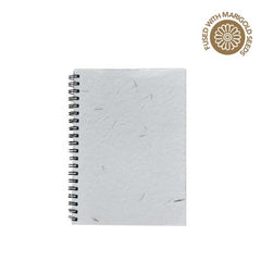 Custom Printed LUGO - eco-neutral® B6 Soft Cover Handmade Seed Paper Spiral Notebook