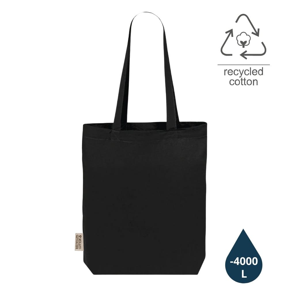 Dargun - Grs-certified Recycled Cotton Tote Bag With Gusset