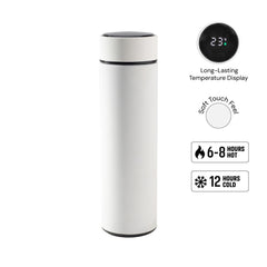 WAHA - Giftology Thermal Flask with LED Temperature Display 500ml - White