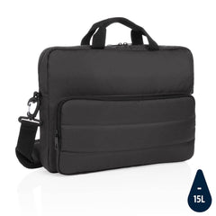 Custom Printed Impact AWARE™ RPET 15.6" Laptop Bag - Black – Personalized Impact AWARE™ RPET 15.6" Laptop Bag - Black | Yalla Printing, Dubai UAE