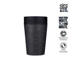 Mugs – Circular Cup 8oz Grey & Ink | Custom Packaging Printing | Free Design Support | Yalla Printing UAE