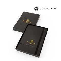 Custom Printed Cross Hardcover Notebook with Box - Black – Personalized Cross Hardcover Notebook with Box - Black | Yalla Printing, Dubai UAE