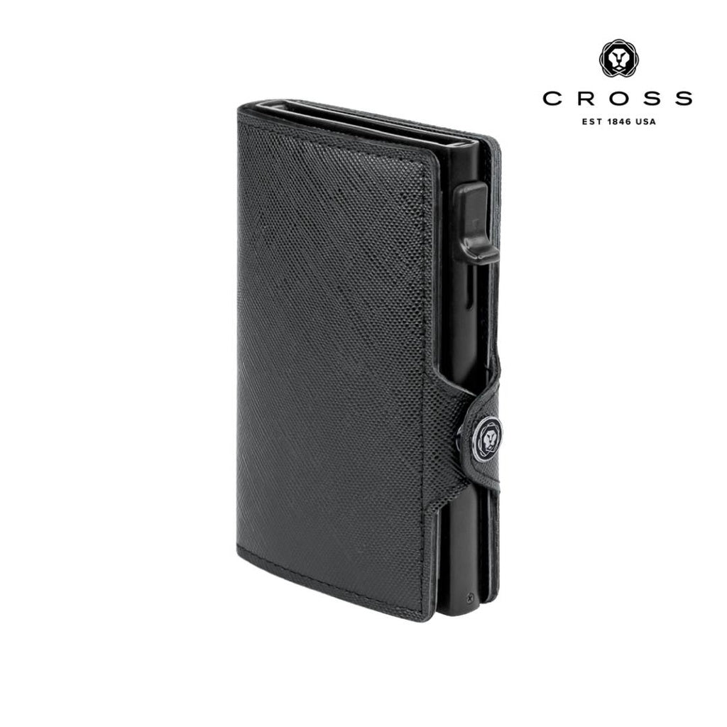 CROSS RFID Card Holder Wallet - Black