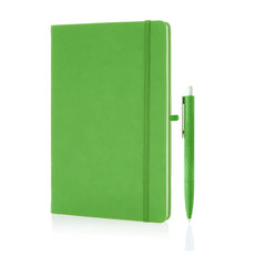 Pen Gift Sets – LIBELLET Giftology A5 Notebook With Pen Set (Green) | Custom Packaging Printing | Free Design Support | Yalla Printing UAE