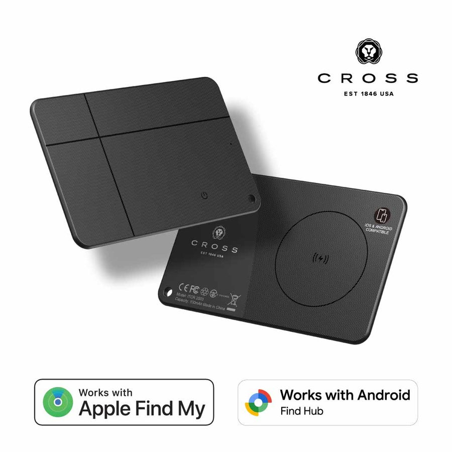 Custom Printed CROSS Dual Find My Card Tag