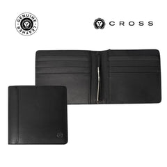 Custom Printed CROSS Leather Clip Wallet - Black – Personalized CROSS Leather Clip Wallet - Black | Yalla Printing, Dubai UAE