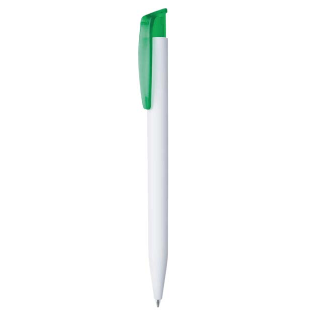 Custom Printed Uma Penny Frozen Plastic Pen Green | Exhibitions, Conferences, Corporate Events | Yalla Printing UAE