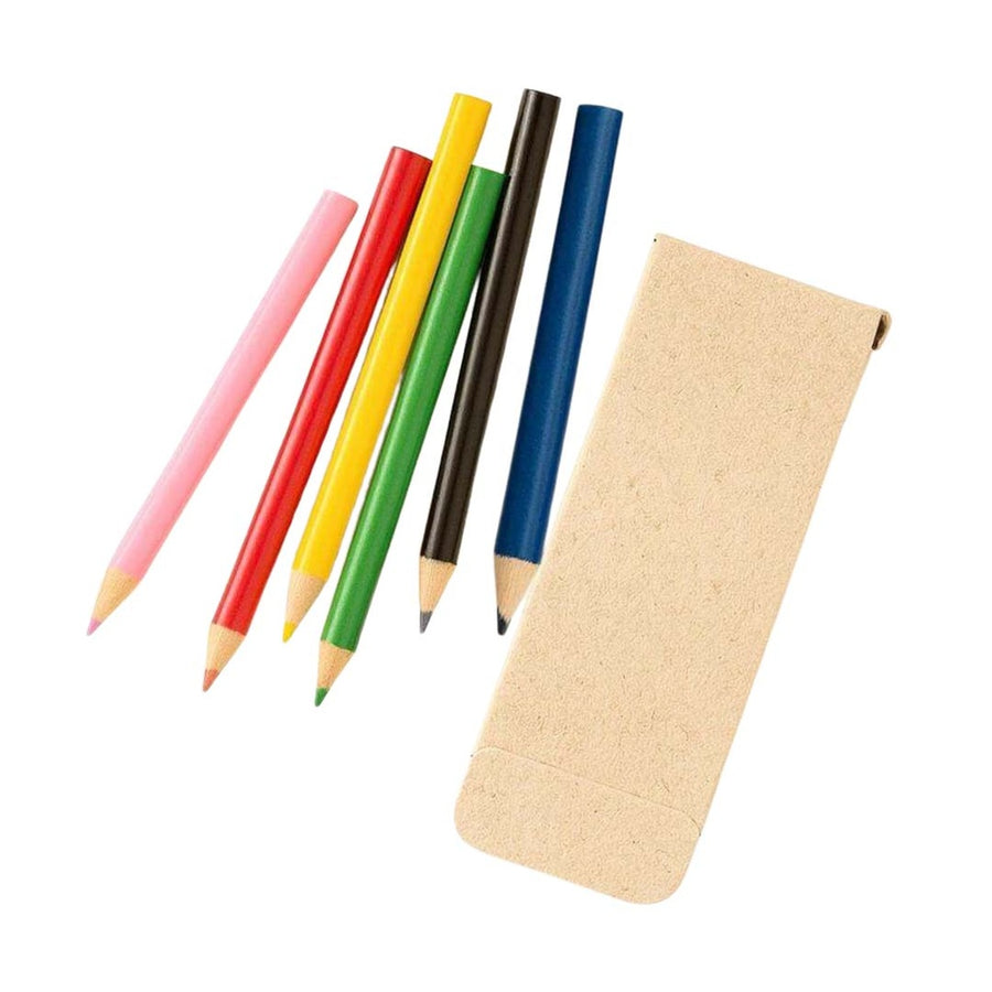 Custom Printed Otta - Giftology Set Of 6Pcs Color Pencils In Lemongrass Paper Box - Portable Structure | Custom Packaging Printing | Free Design Support | Yalla Printing UAE